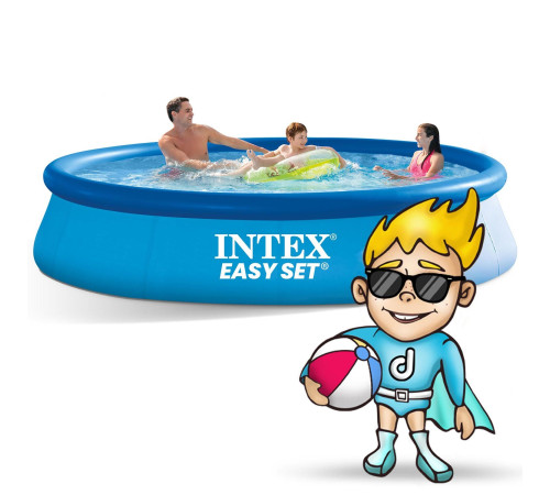 Басейн надувний дитячий Intex 28143 396x84 см Басейн надувний дитячий Intex 28143 396x84 см