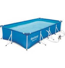 Басейн каркасний прямокутний Bestway 56424 Steel Pro 400 x 211 см