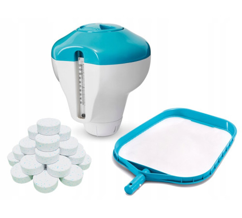 Басейн каркасний 22в1 Intex 26378 975 х 488 х 132 см з самокатом Soke GO