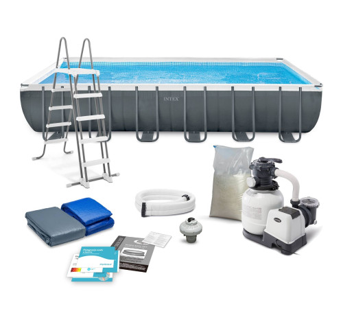 Basen ogrodowy stelażowy 732 x 366 x 132 cm 10w1 INTEX 26364
