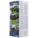 Басейн каркасний овальний 5в1 Bestway 56716 Power Steel 549x274 см - коричневий