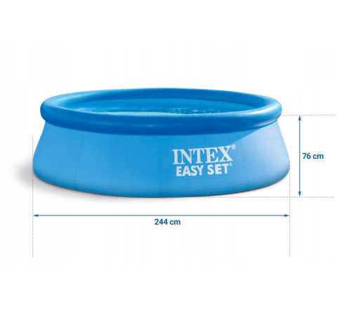 Басейн надувний INTEX 28110, 244 x 76 см, блакитний Басейн надувний INTEX 28110, 244 x 76 см, блакитний