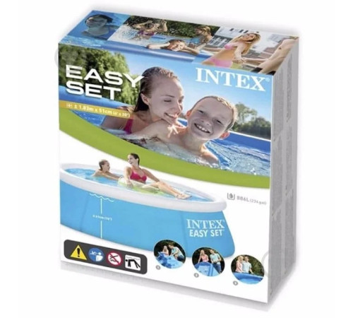 Басейн надувний INTEX 28101, 183 х 56 см, блакитний Басейн надувний INTEX 28101, 183 х 56 см, блакитний