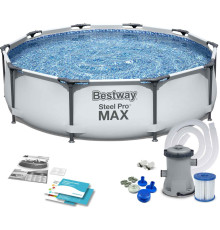 Басейн каркасний 10в1 Bestway 56408 Steel Pro Max 305 см 