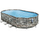 Басейн каркасний овальний Bestway Power Steel Swim, 610 x 366 x 122 см