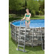 Басейн каркасний овальний Bestway Power Steel Swim, 610 x 366 x 122 см