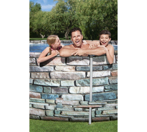 Басейн каркасний овальний Bestway Power Steel Swim, 610 x 366 x 122 см Басейн каркасний овальний Bestway Power Steel Swim, 610 x 366 x 122 см