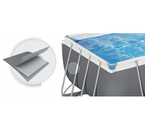 Басейн каркасний прямокутний 17в1 Bestway 56465, 549 x 274 x 122 см