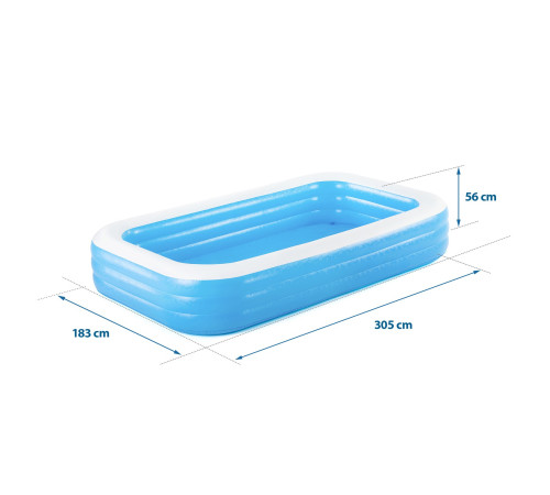 Басейн надувний дитячий Bestway 54009 305x183x56 см