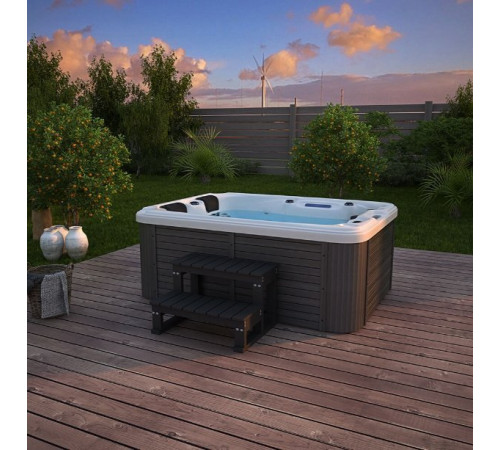Джакузі садове Home Deluxe IND-230 215 см х 83 см (IND-230) 3-місне Джакузі садове Home Deluxe IND-230 215 см х 83 см (IND-230) 3-місне