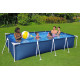 Басейн каркасний прямокутний 3в1 Bestway Family Steel Pro Frame 400 x 211 x 81 см + насос + фільтр