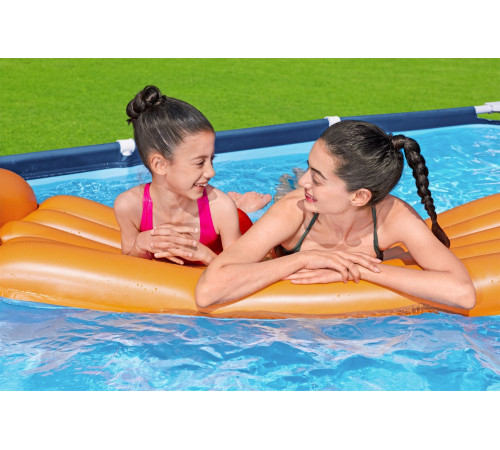 Басейн каркасний прямокутний 3в1 Bestway Family Steel Pro Frame 400 x 211 x 81 см + насос + фільтр Басейн каркасний прямокутний 3в1 Bestway Family Steel Pro Frame 400 x 211 x 81 см + насос + фільтр