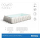 Басейн каркасний прямокутний Bestway Power Steel 956 х 488 х 132 см - білий