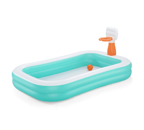Басейн надувний дитячий Dunk'N Splash Bestway 54445 251x168x102 см Басейн надувний дитячий Dunk'N Splash Bestway 54445 251x168x102 см