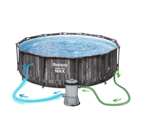 Басейн каркасний 16в1 Bestway 5614X Steel Pro Max 366 см