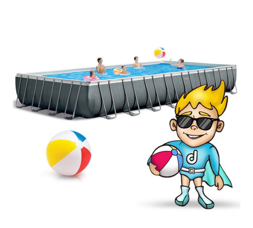 Басейн каркасний 17в1 Intex 26374 975 х 488 х 132 см