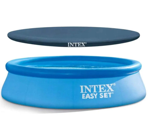 Басейн надувний 2в1 INTEX 28110, 244 x 76 см, блакитний