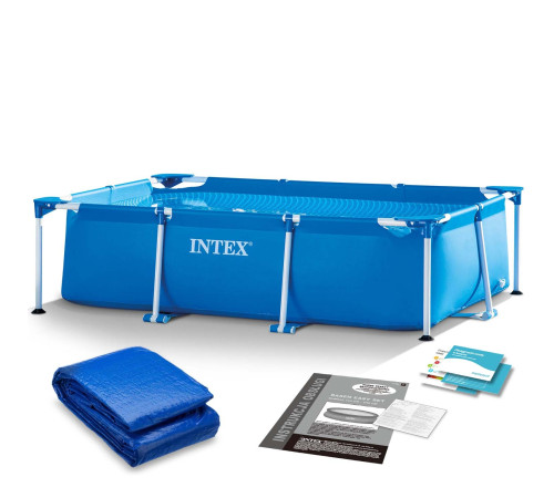 Басейн каркасний прямокутний 2в1 INTEX 28270, 220 x 150 x 60 см Басейн каркасний прямокутний 2в1 INTEX 28270, 220 x 150 x 60 см
