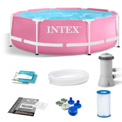 Басейн каркасний INTEX 28292, 244 x 76 см, рожевий