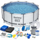 Басейн каркасний 17в1 Bestway 56595 Steel Pro Max 427 см