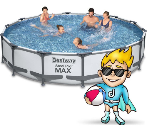 Басейн каркасний 17в1 Bestway 56595 Steel Pro Max 427 см Басейн каркасний 17в1 Bestway 56595 Steel Pro Max 427 см