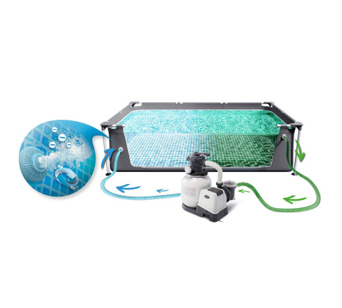 Басейн каркасний 16в1 Intex 26378 975 х 488 х 132 см