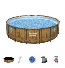 Басейн каркасний 7в1 Bestway Power Steel Swim Vista Series 488 x 122 см