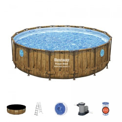 Басейн каркасний 7в1 Bestway Power Steel Swim Vista Series 488 x 122 см