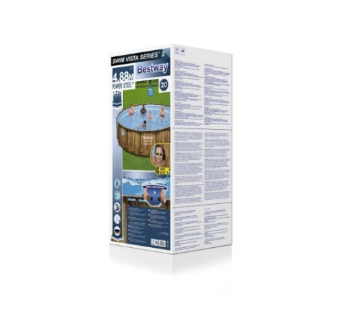 Басейн каркасний 7в1 Bestway Power Steel Swim Vista Series 488 x 122 см Басейн каркасний 7в1 Bestway Power Steel Swim Vista Series 488 x 122 см