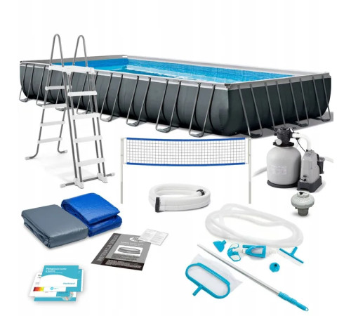 Басейн каркасний 15в1 Intex 26378 975 х 488 х 132 см 