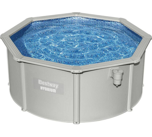 Басейн каркасний Bestway Hydrium з аксесуарами, 300 x 120 см, світло - сірий Басейн каркасний Bestway Hydrium з аксесуарами, 300 x 120 см, світло - сірий