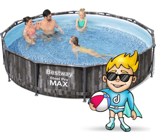 Басейн каркасний 10в1 Bestway 5614X Steel Pro Max 366 см Басейн каркасний 10в1 Bestway 5614X Steel Pro Max 366 см