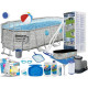Басейн каркасний овальний 7в1 Bestway Power Steel Swim Vista з вікном 549 x 274 x 122 см