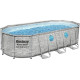 Басейн каркасний овальний 7в1 Bestway Power Steel Swim Vista з вікном 549 x 274 x 122 см