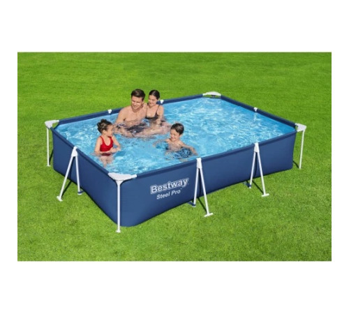 Басейн каркасний прямокутний Bestway Steel Pro Frame, 300 x 201 x 66 см