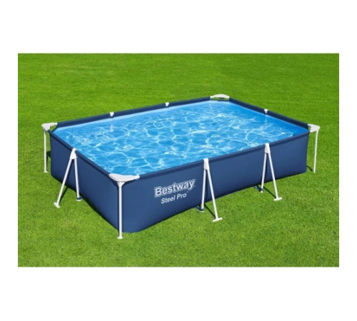 Басейн каркасний прямокутний Bestway Steel Pro Frame, 300 x 201 x 66 см