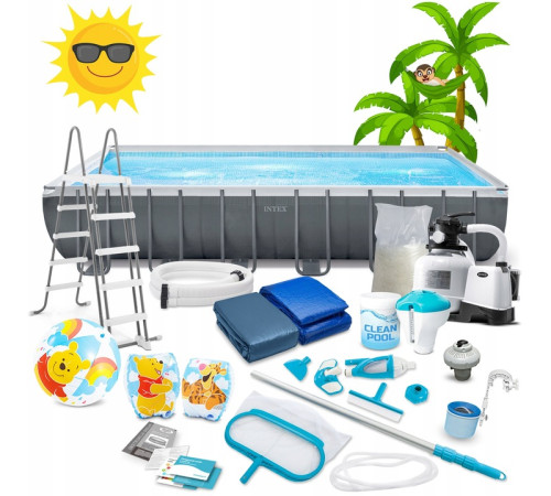 Басейн каркасний 21в1 Intex 26364 732 х 366 х 132 см
