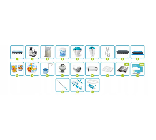 Басейн каркасний 21в1 Intex 26364 732 х 366 х 132 см