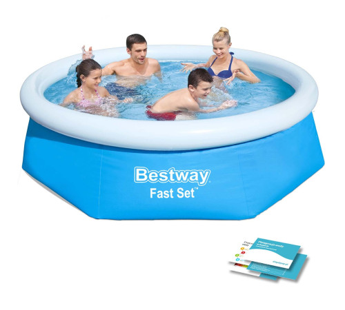 Басейн надувний Bestway 57448, 244 x 61 см Басейн надувний Bestway 57448, 244 x 61 см
