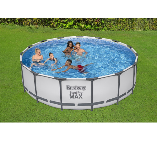 Басейн каркасний 5в1 BESTWAY Steel Pro MAX 457 x 122 см + аксесуари