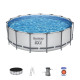 Басейн каркасний 5в1 BESTWAY Steel Pro MAX 457 x 122 см + аксесуари