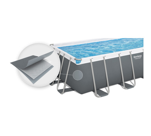 Басейн каркасний прямокутний 18в1 Bestway 56670, 488 x 244 x 122 см