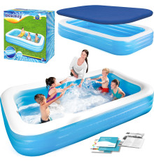 Басейн надувний прямокутний 2в1 Bestway 54009, 305 x 183 x 56 см  