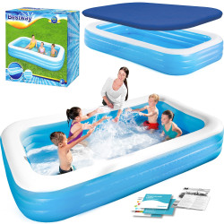 Басейн надувний прямокутний 2в1 Bestway 54009, 305 x 183 x 56 см  