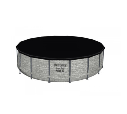 Басейн каркасний 5в1 BESTWAY Steel Pro MAX 488 x 122 см імітація каменю + аксесуари Басейн каркасний 5в1 BESTWAY Steel Pro MAX 488 x 122 см імітація каменю + аксесуари