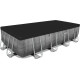 Басейн каркасний прямокутний Bestway Power Steel 549 x 274 x 122 см - сірий
