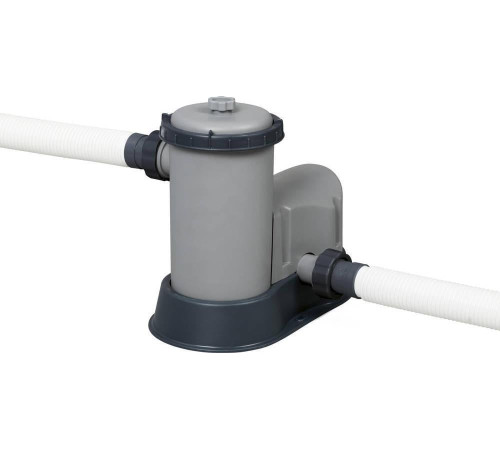 Басейн каркасний прямокутний Bestway Power Steel 549 x 274 x 122 см - сірий