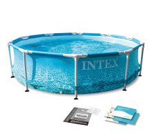 Басейн каркасний INTEX 28206 305 х 76 см, морський принт