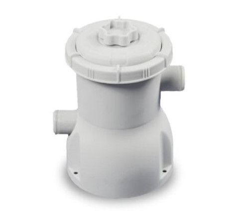 Басейн каркасний прямокутний EXIT з куполом 220х150х65 см в кольорі "дерево"