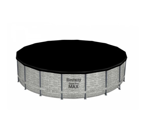 Басейн каркасний 5в1 BESTWAY Steel Pro MAX 549 x 122 см імітація каменю + аксесуари Басейн каркасний 5в1 BESTWAY Steel Pro MAX 549 x 122 см імітація каменю + аксесуари